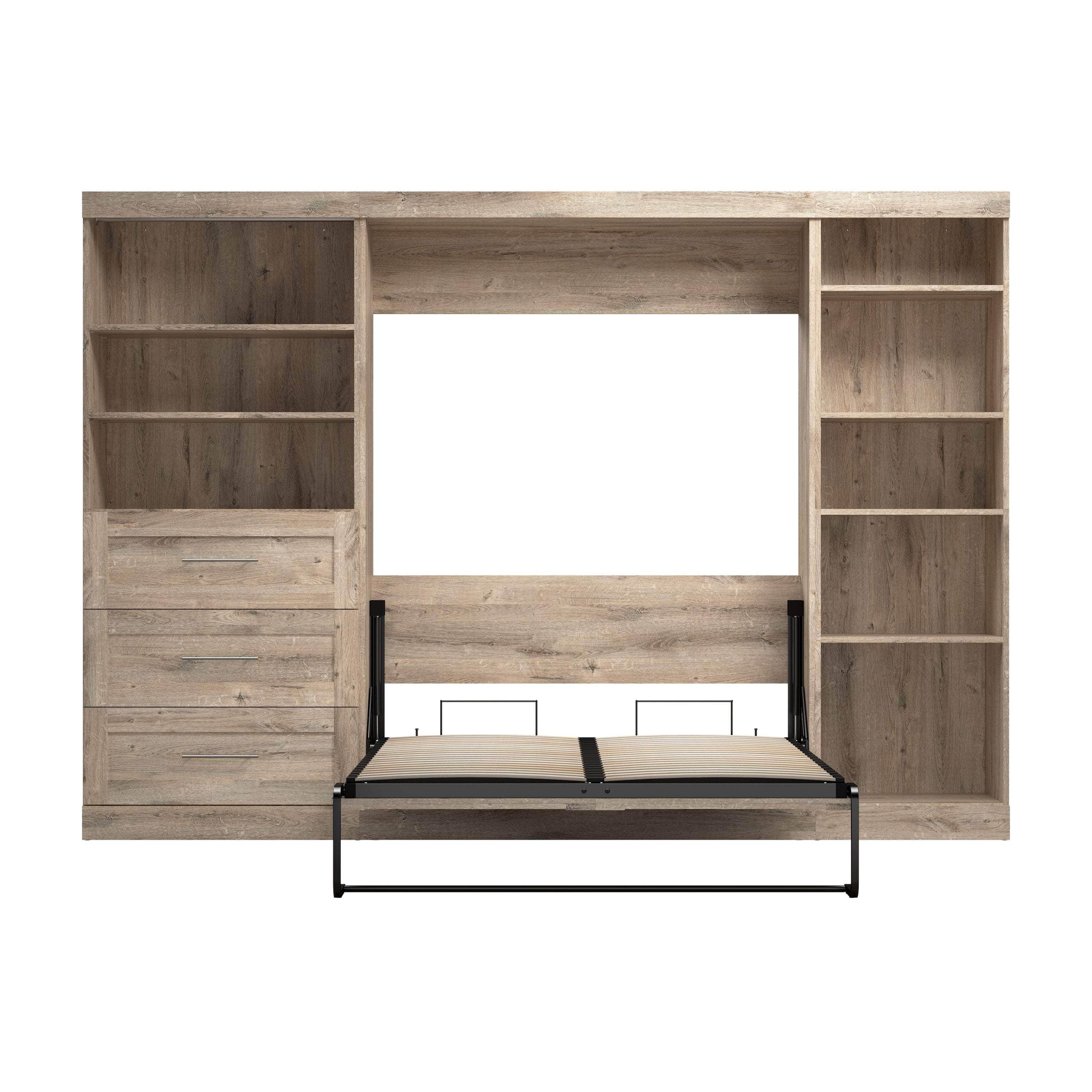 Pur Full Murphy Wall Bed with Storage - 120