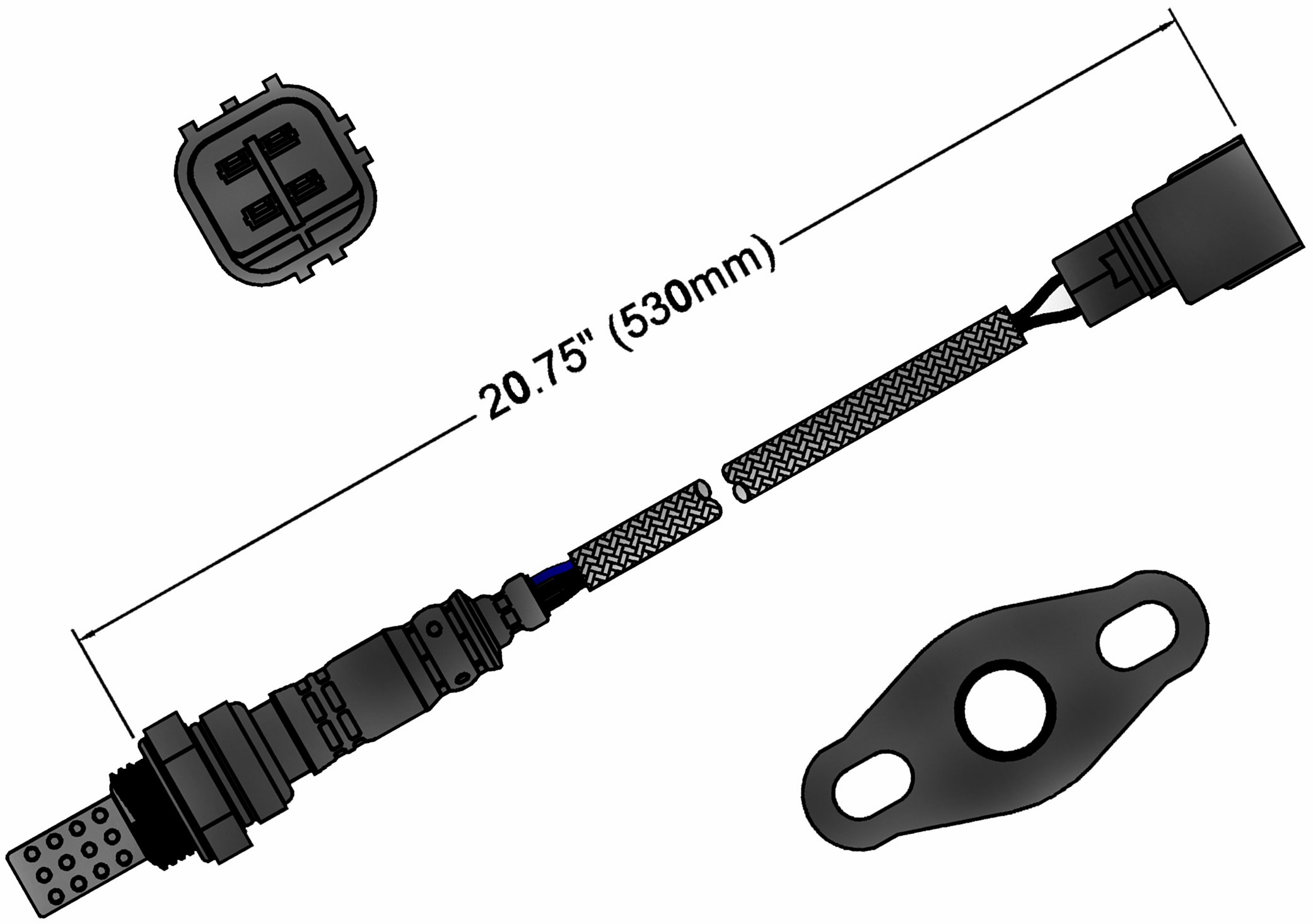 ACDelco Gold 213-1357 Heated Oxygen Sensor - Compatible with GM Vehicles - Improves Fuel Efficiency & Engine Performance - Perfect for Daily Driving & Highway Commutes