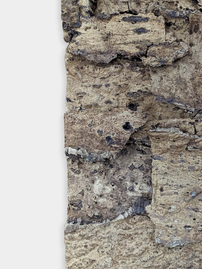 Natural Cork Wall Tiles 600mm x 300mm x 30mm - Eco-Friendly Decorative Cork Panels for Home & Office Interior Design