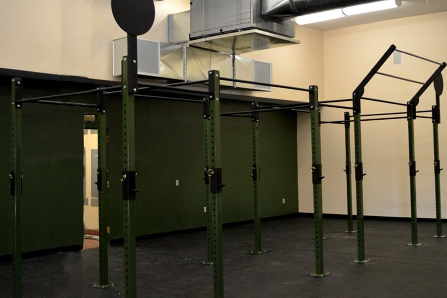 Warrior Commercial Pro Rig System - Heavy Duty Gym Equipment for CrossFit, Weightlifting & Strength Training - Perfect for Home Gyms & Fitness Studios
