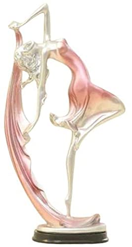 Vintage Ballet Dancing Girl Resin Figurine - Elegant Home & Room Decor, Desktop Ornament, Unique Gift for Dance Lovers - Perfect for Living Room, Bedroom, Office & Bookshelf Display