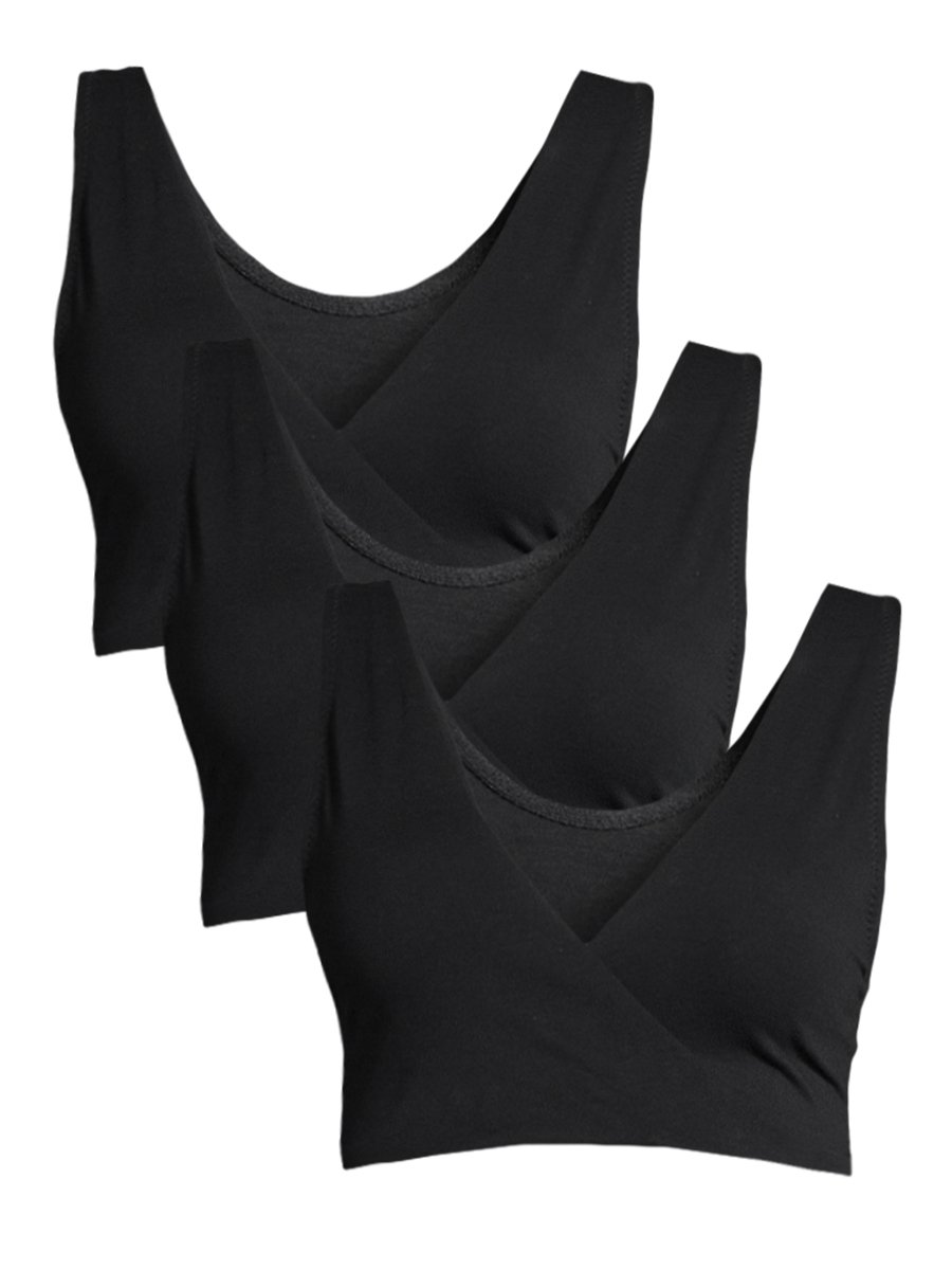 **Lamaze Women's Cotton Spandex Nursing & Maternity Sleep Bra - Ultra Soft, Wire-Free Comfort for Breastfeeding & Pregnancy - Perfect for Nighttime & Lounge Wear**