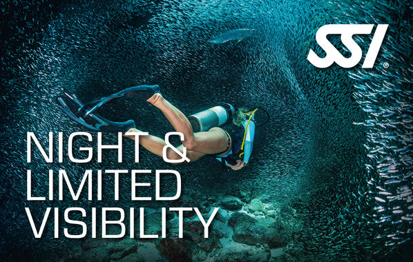 SSI Night & Limited Visibility Scuba Diving Mask - Perfect for Low Light & Night Diving Adventures