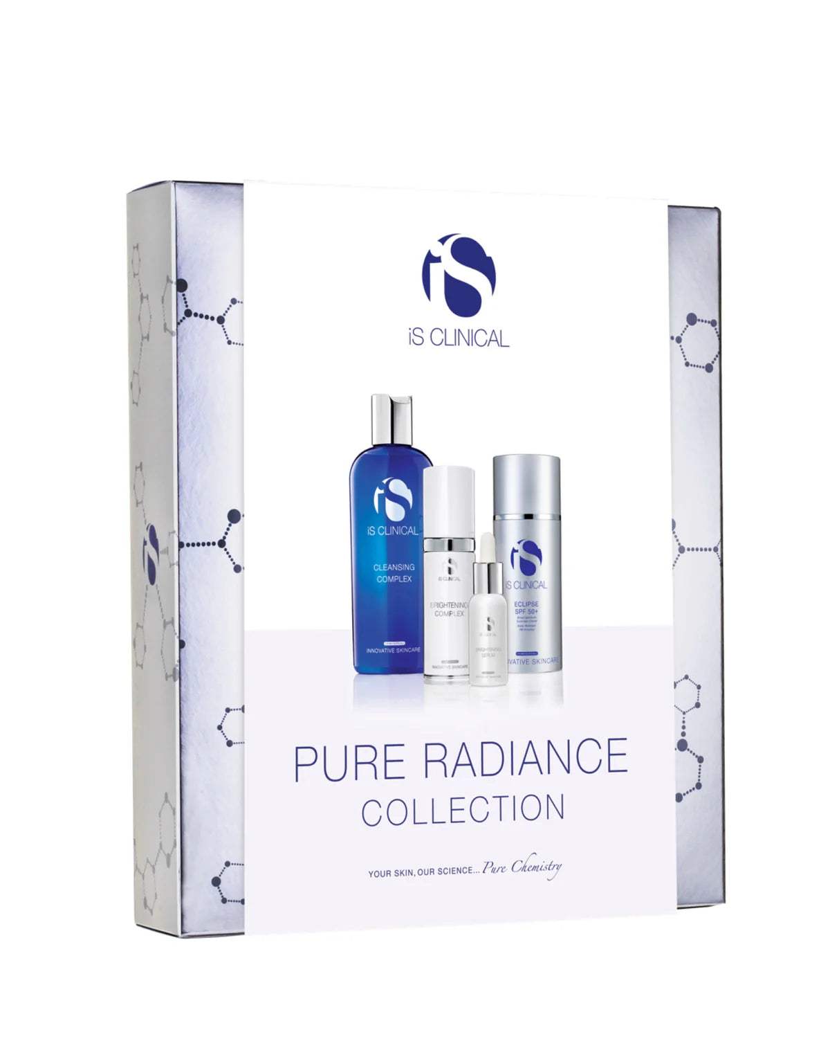 iS Clinical Pure Radiance Collection - Brightening Skincare Set for Glowing Skin | Anti-Aging & Hydrating Facial Care | Perfect for Daily Routine & Special Occasions