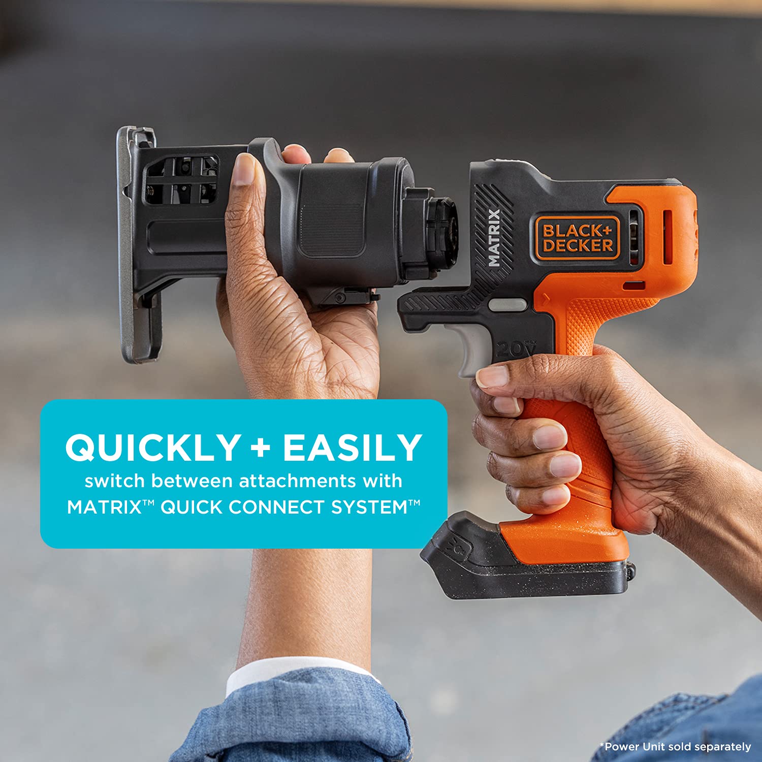 BLACK+DECKER Matrix Jig Saw Attachment For Cordless Drill (BDCMTJS) - Power Tool Accessory for Woodworking, DIY Projects & Home Improvement