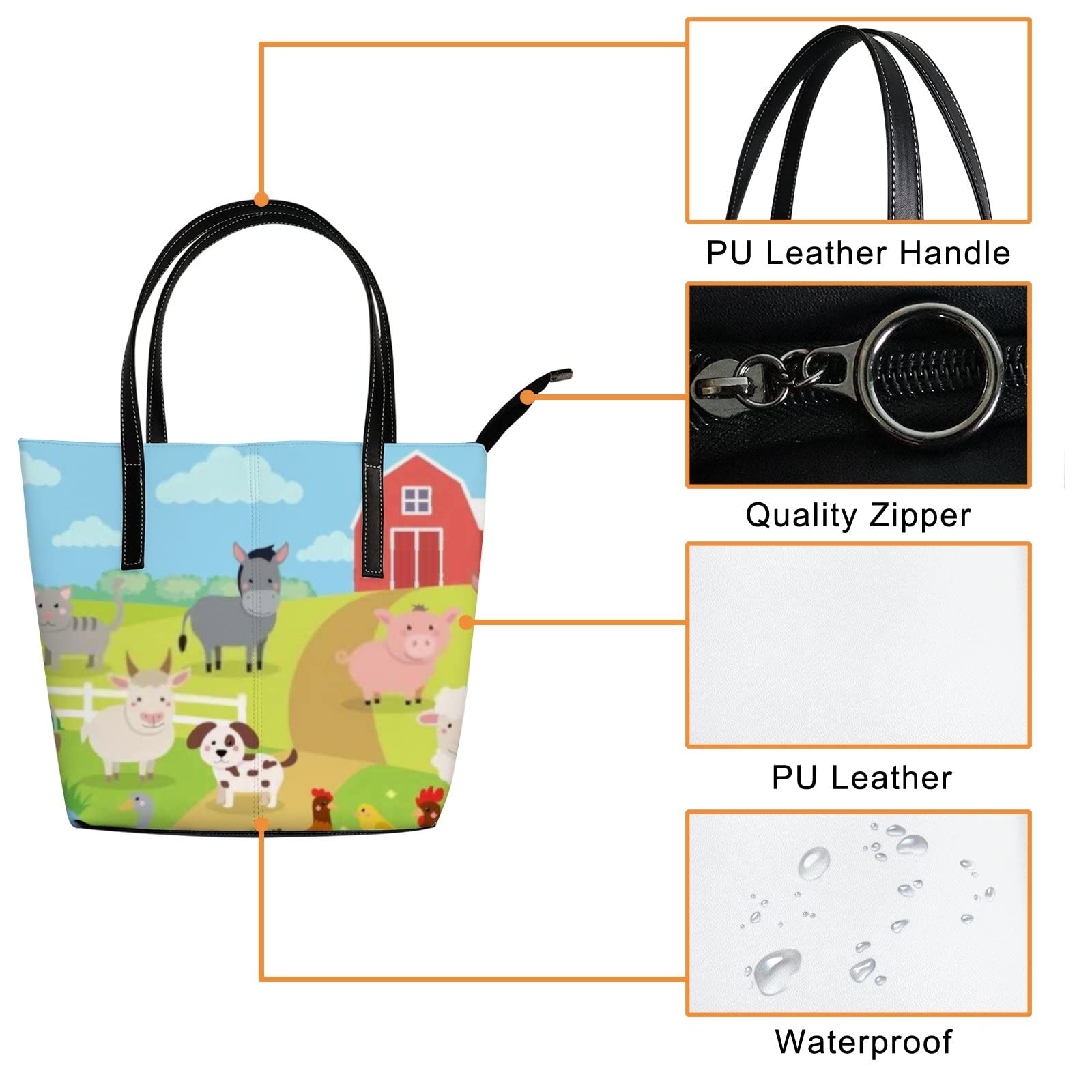 Premium Genuine Leather Tote Bag for Women - Stylish Crossbody Handbag with Adjustable Strap, Spacious Work Tote for Office, Travel & Daily Use | Durable & Fashionable Women's Shoulder Bag