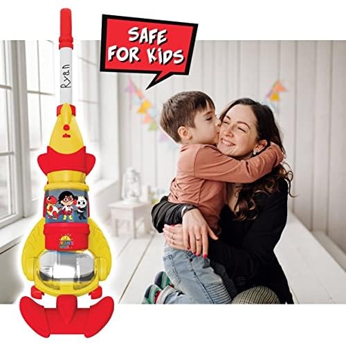 Ryan's World Kids Vacuum Cleaner Toy - Functional Toddler Vacuum with Lights & Realistic Sounds - Pretend Play Cleaning Toy for Boys & Girls Ages 3+ - Perfect for Indoor Play, Housekeeping Role Play & Early Childhood Development