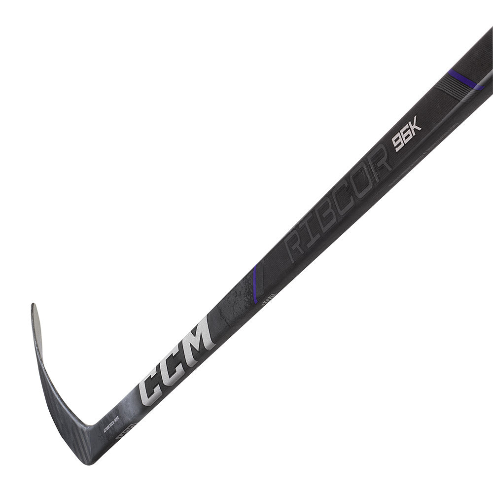 CCM Ribcor 96K Intermediate Ice Hockey Stick - Lightweight Composite Hockey Stick for Youth & Adult Players - Perfect for Ice Hockey Training & Games