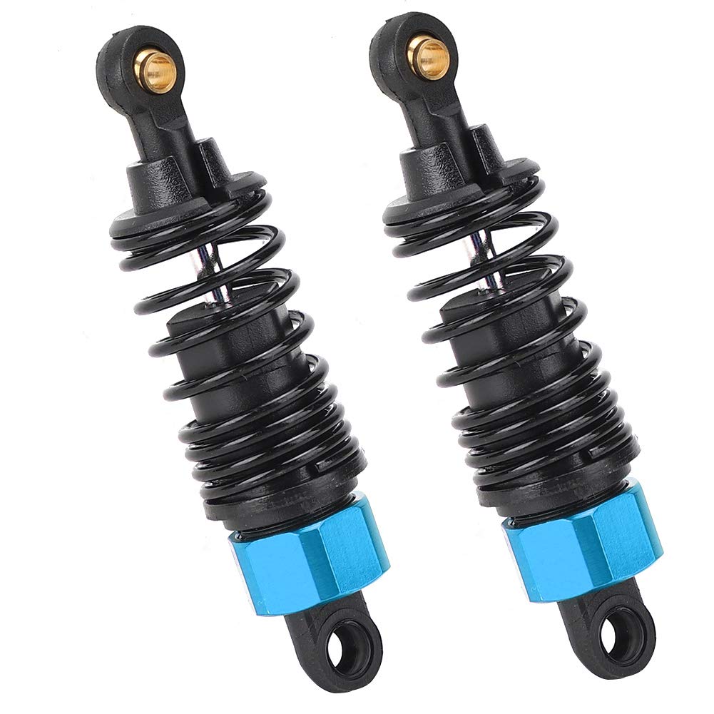 Shanrya RC Car Suspension Damper Set (2pcs, 2.4 Inch) - Shock Absorber Upgrade Parts for 1/10 1/8 Scale RC Models - Perfect for Off-Road Bashing, Racing & Crawling