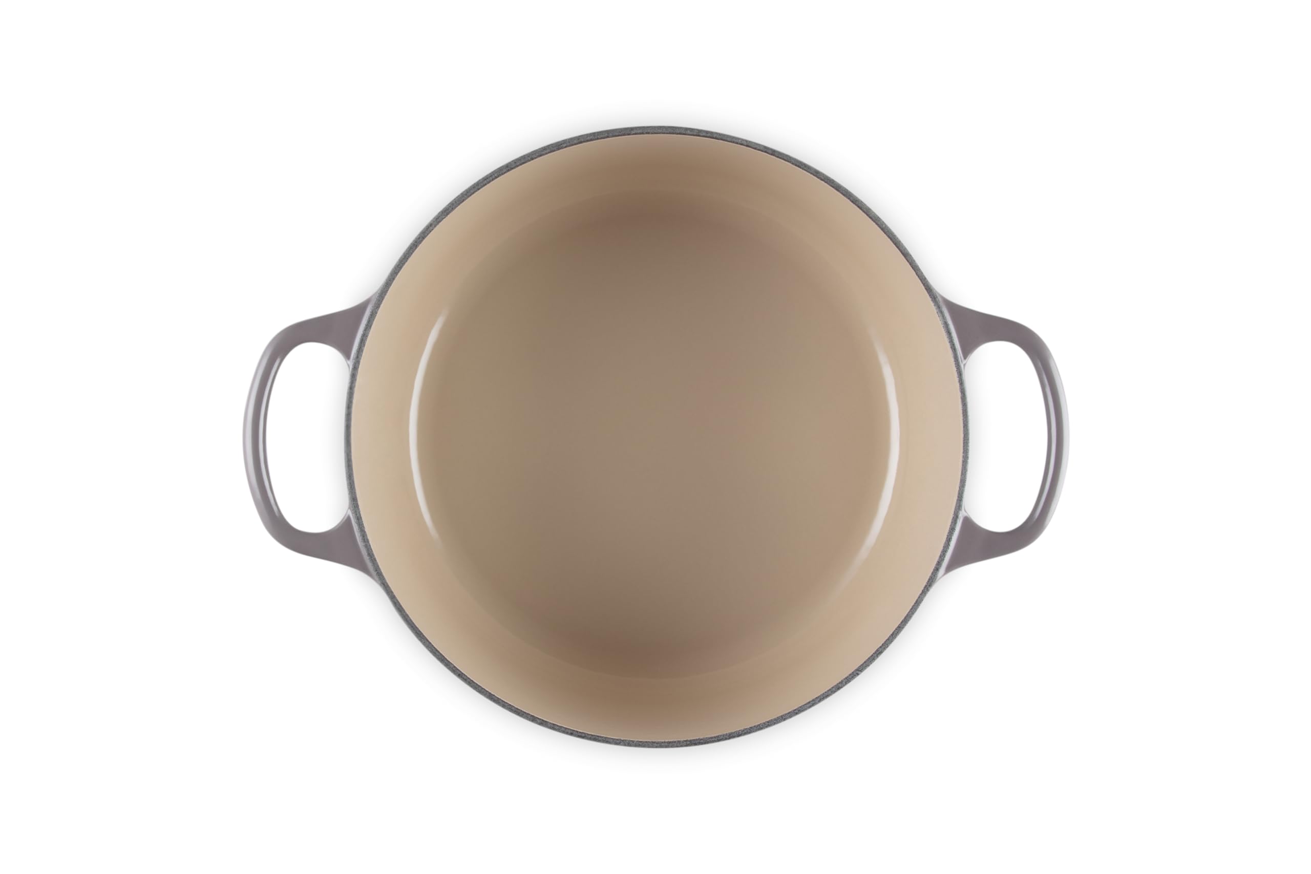 Le Creuset Enameled Cast Iron Signature Round Dutch Oven 4.5 Quart - Oyster Color | Perfect for Braising, Stewing & Baking | Stovetop to Oven Safe Cookware for Home Chefs