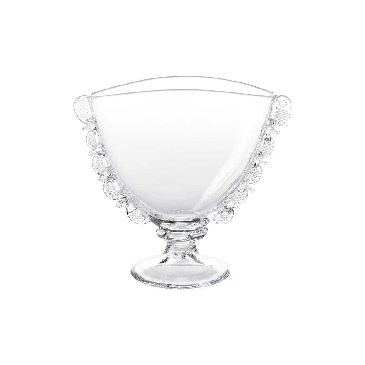 Juliska Harriet 6 Fan Vase - Elegant Handcrafted Ceramic Vase for Home Decor, Wedding Centerpieces & Floral Arrangements