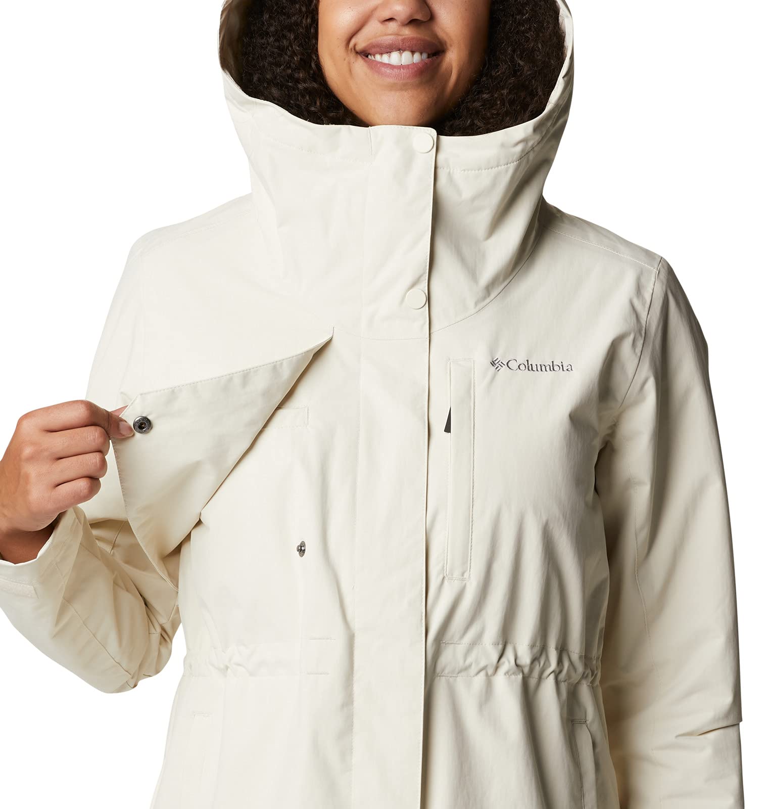 Columbia Women's Hadley Trail Jacket - Waterproof Hiking Jacket for Outdoor Adventures, Lightweight Windbreaker for Camping & Travel