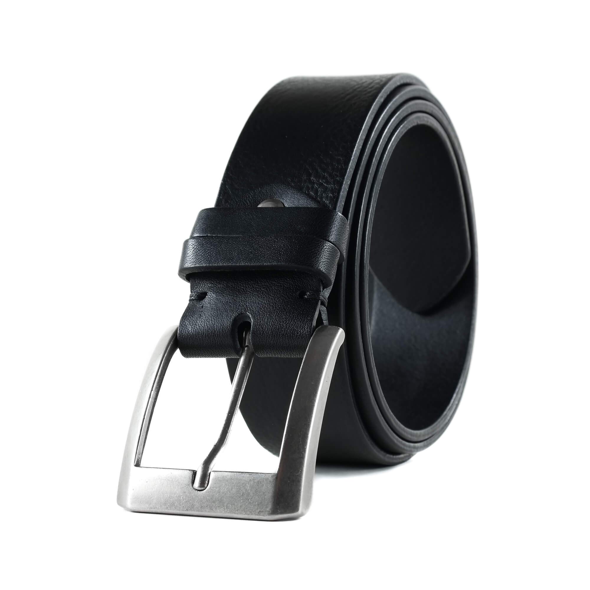 Premium Handmade Full Grain Leather Belt for Men - Custom Jeans Belt with Gift Box (HoffeBelts Prime Collection) | Durable Fashion Accessory for Casual Wear, Office & Special Occasions