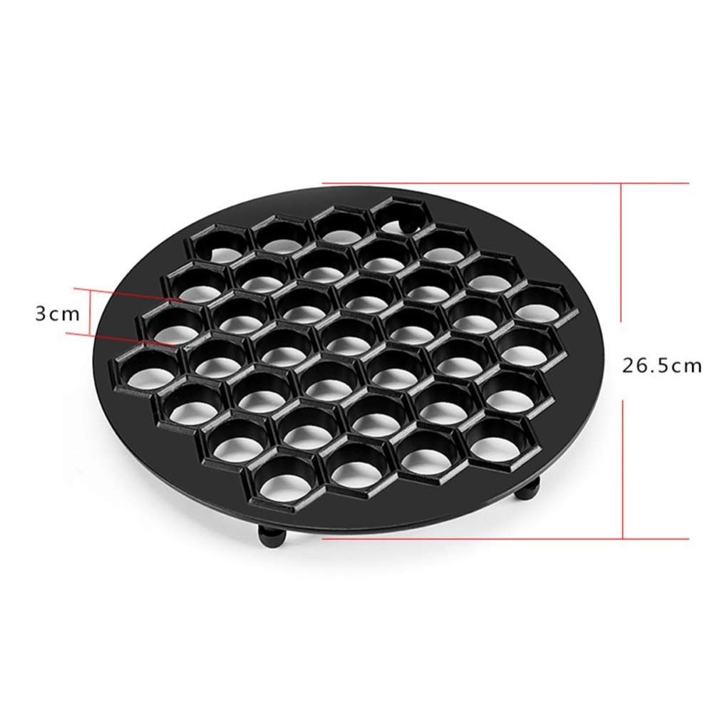37-Piece Dumpling Maker Mold - Easy Jiaozi & Dumpling Press for Homemade Asian Cuisine - Perfect for Family Cooking & Party Snacks