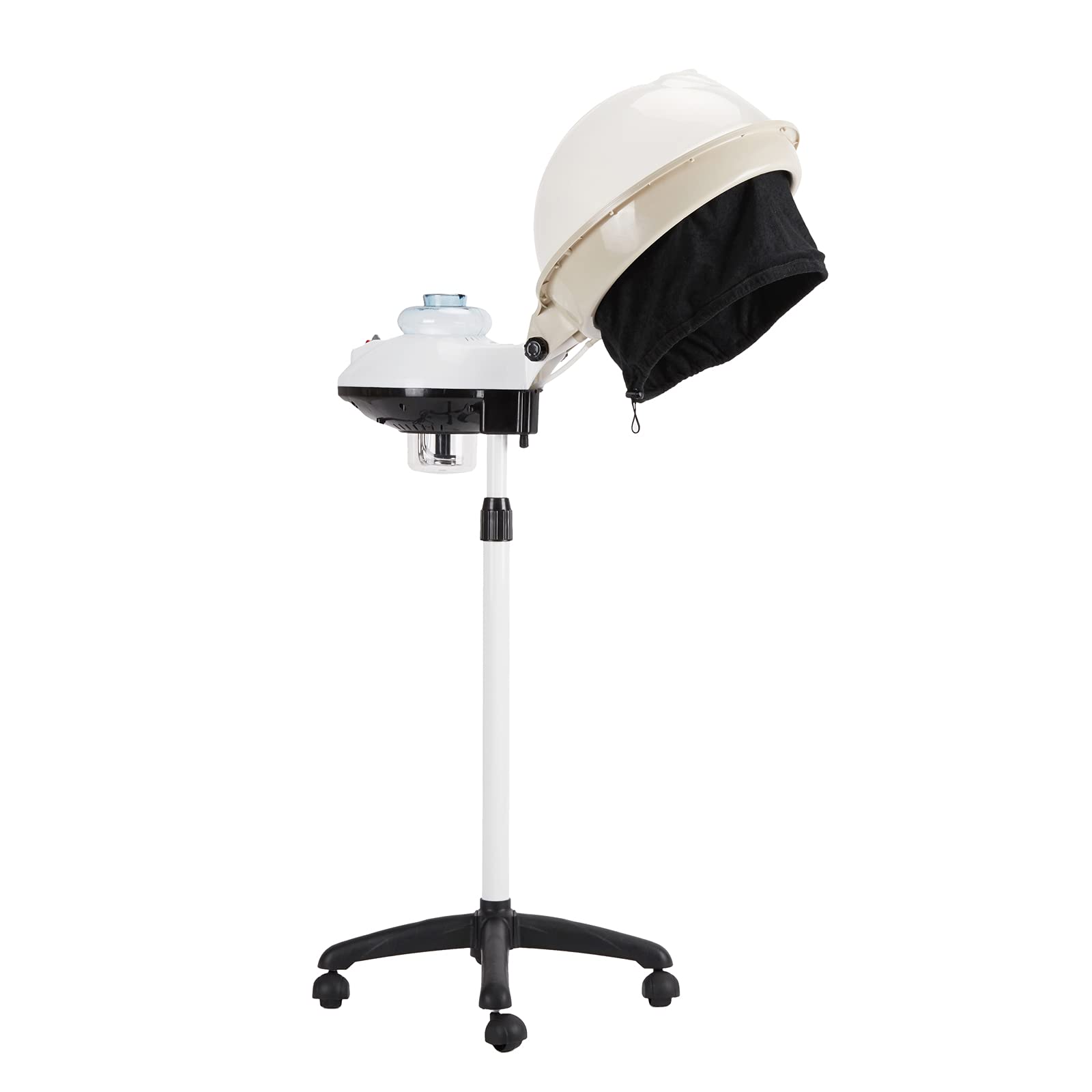 Professional 650W Hooded Hair Steamer with Stand Up Rolling Base & Rollers - Salon & Home Use for Deep Conditioning, Hydration & Scalp Treatment (Herbal Package Option) - Perfect for Keratin Treatments, Hair Spa & Relaxing Self-Care Sessions