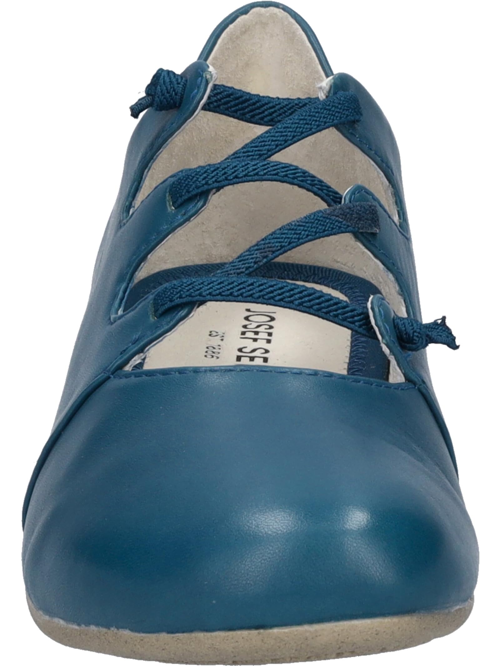 Josef Seibel Fiona 04 Women's Comfortable Flat Shoes in Blue | Size 8.0 | Ballet Flats for Work, Travel & Everyday Wear