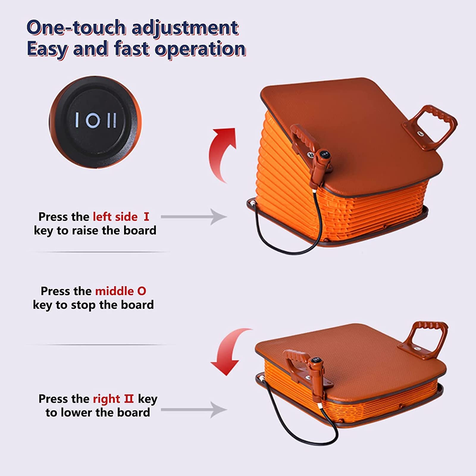 Portable Seat Lift Assist Cushion for Elderly & Disabled - 330 lbs Weight Capacity - Ideal for Home, Travel & Mobility Support - Lightweight & Easy to Use