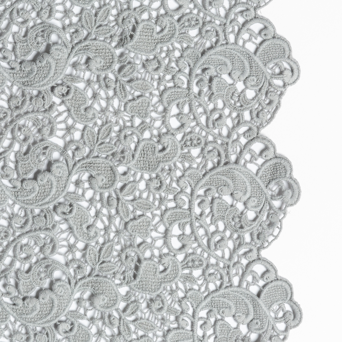 Allora Lace Pillowcase (Single) - Elegant Embroidered Cotton Pillow Cover for Bedroom Decor | Perfect for Guest Rooms, Weddings & Luxury Home Styling
