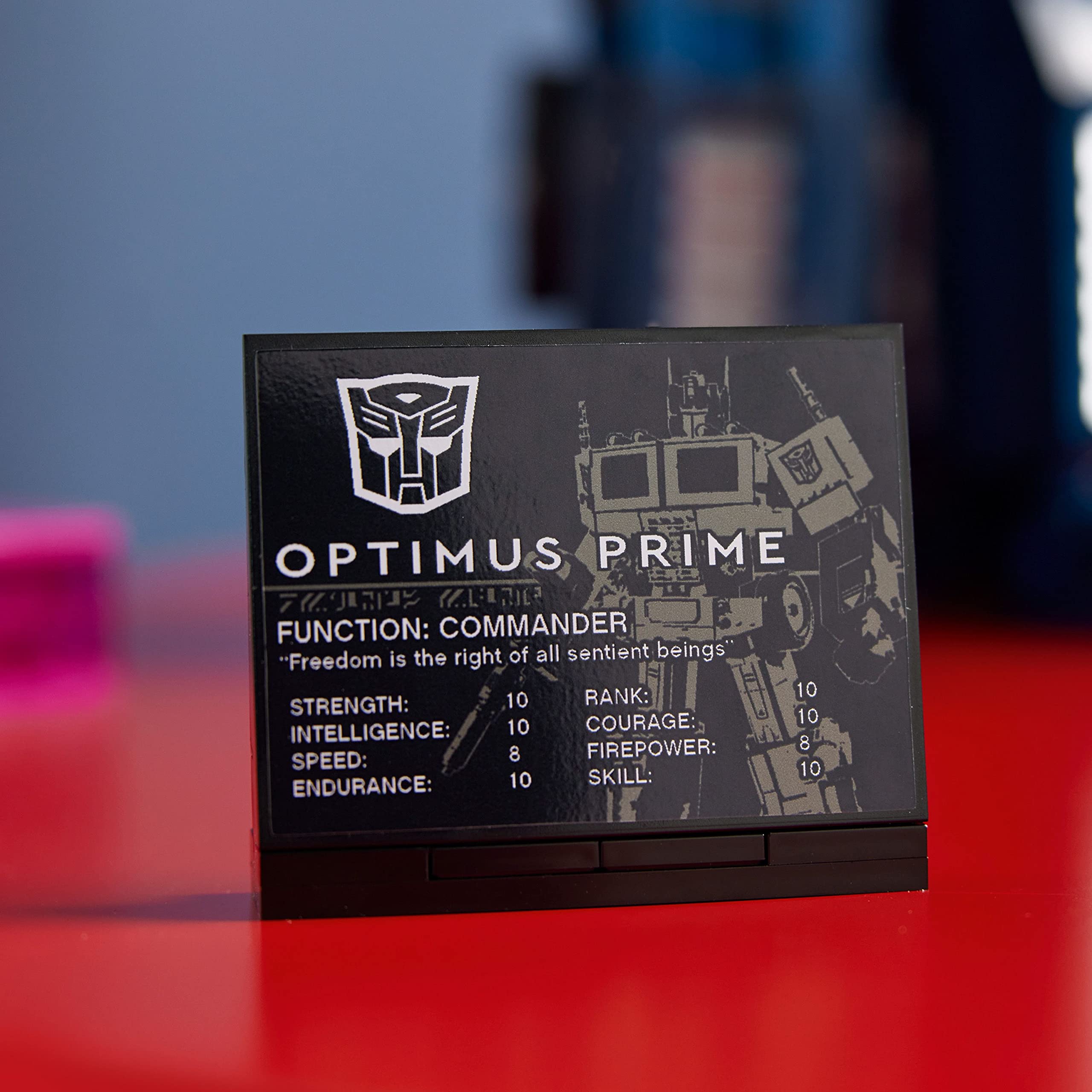LEGO Icons Optimers Prime 10302 Transformers Building Set - Collectible 2-in-1 Robot & Truck Model Kit for Adults | Perfect for Display, Play & Gift | Home Decor, Office Display & Fan Collection