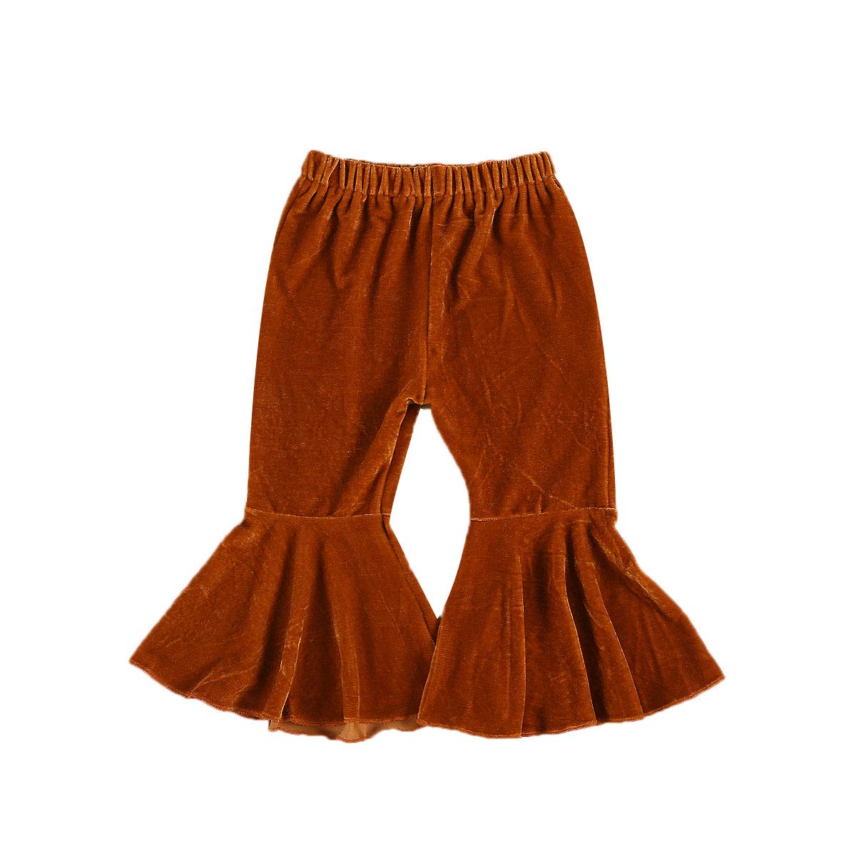 Toddler Bell Bottom Pants for Baby Girls - Soft Ruffle Leggings with Flare Design | Perfect for Playdates, Parties & Casual Outfits