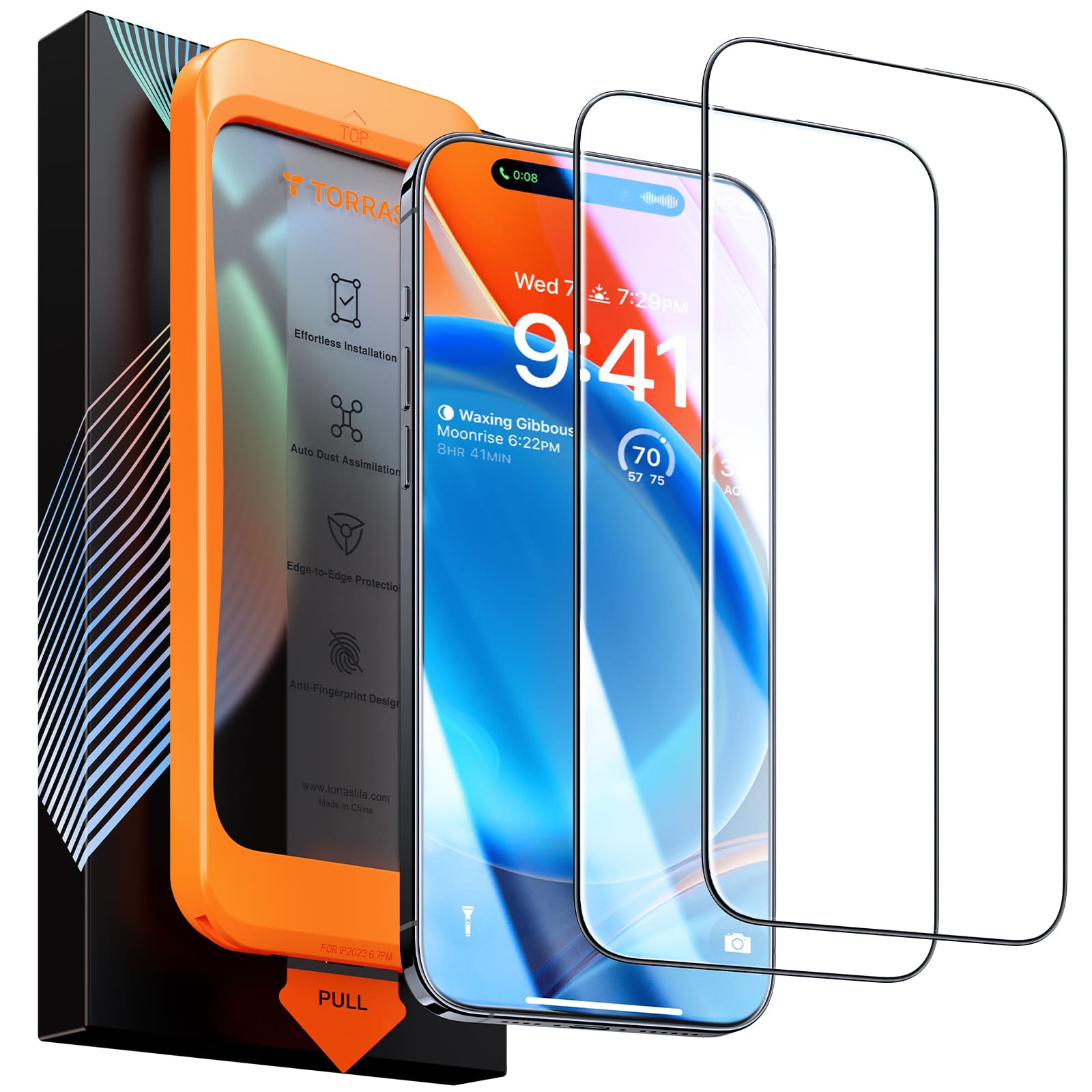 Tempered Glass Screen Protector for iPhone 14 Pro - 9H Hardness, HD Clear, Anti-Scratch & Bubble-Free - Perfect for Everyday Use, Gaming & Outdoor Activities