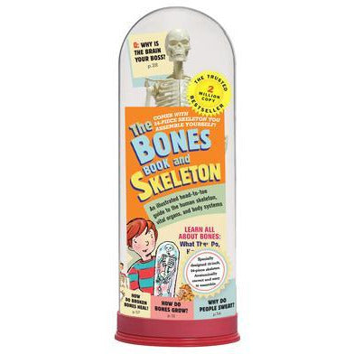 Bones Book & Skeleton Model - Human Anatomy Learning Kit for Students, Teachers & Medical Professionals | Perfect for Classroom, Lab & Home Study