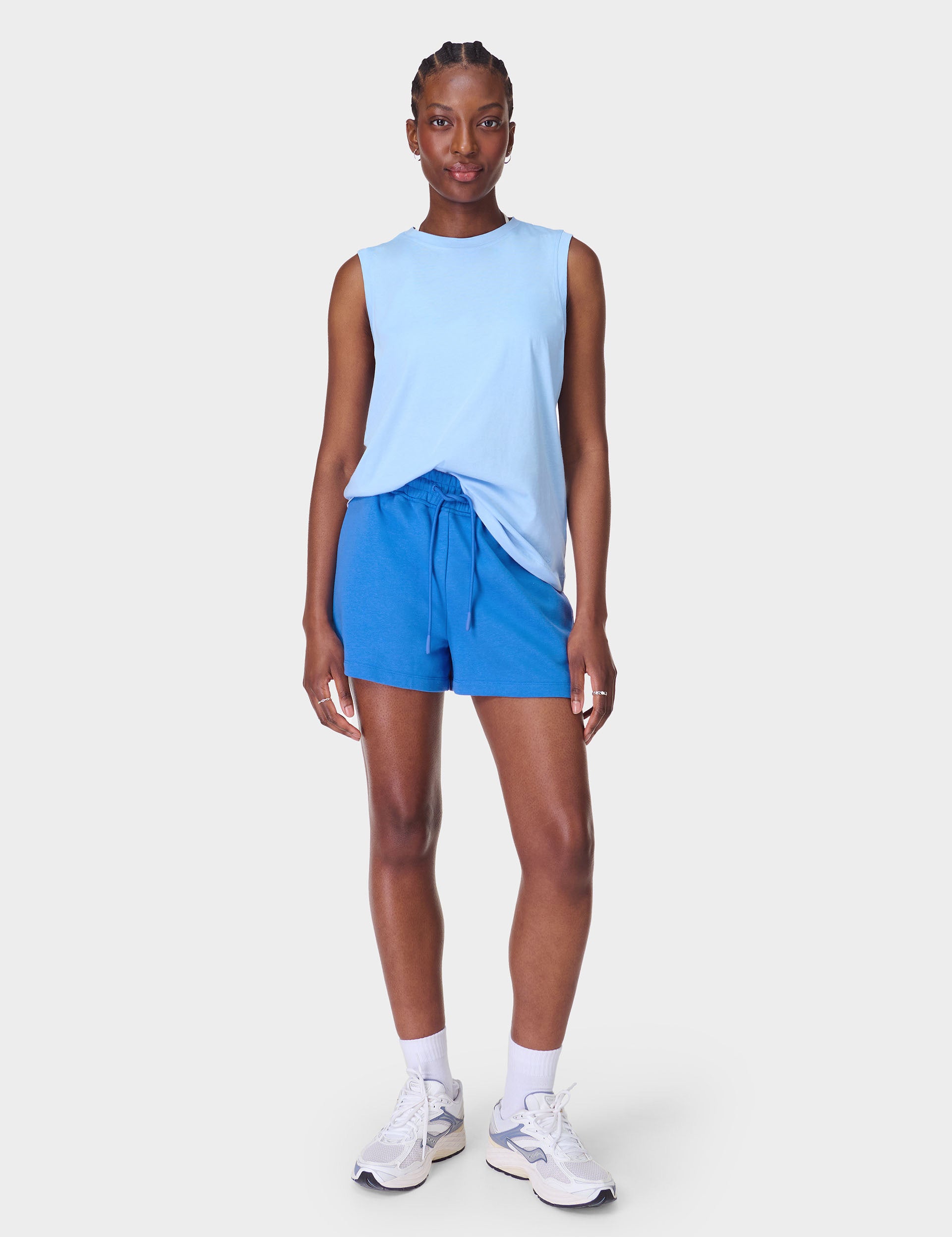 Essential Sleeveless Vest for Women - Lightweight Breeze Blue Summer Tank Top | Perfect for Outdoor Activities, Beach & Casual Wear
