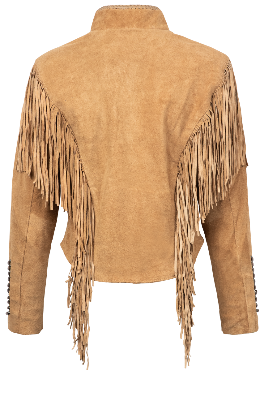 Handmade Beaded Buffalo Suede Jacket - Native American Style Western Wear for Men & Women | Perfect for Rodeo, Powwow & Boho Fashion