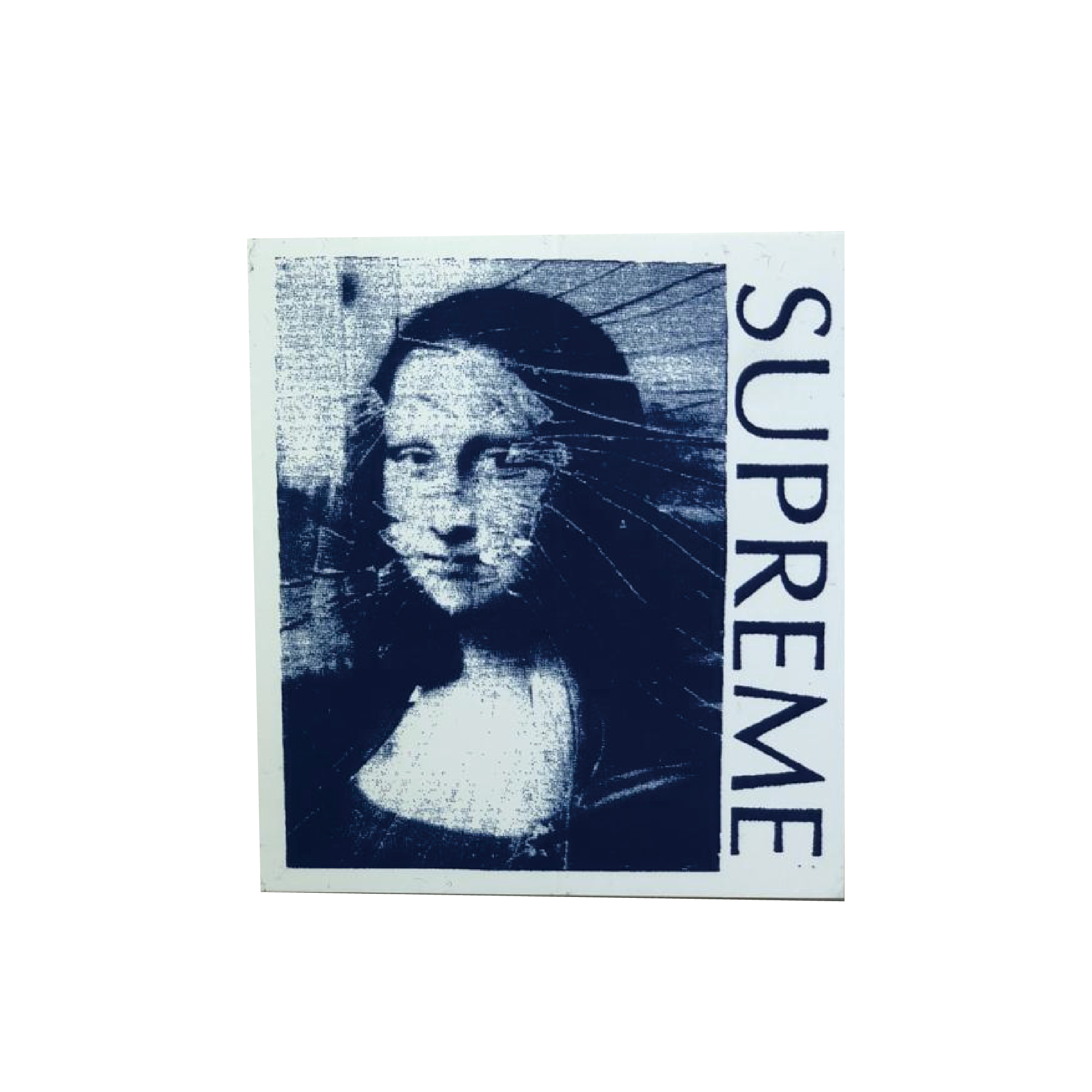 SUPREME 18SS MONA LISA STICKER - Waterproof Vinyl Decal for Laptops, Cars, Skateboards & DIY Crafts