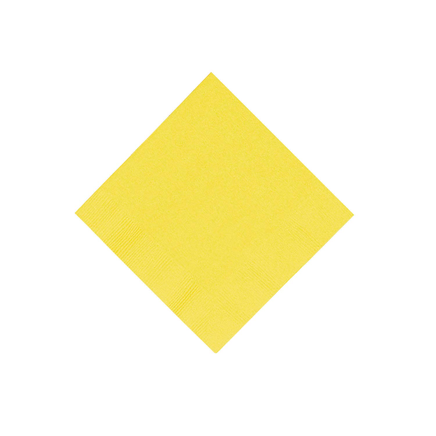 **Mimosa Yellow Paper Napkins 9 7/8