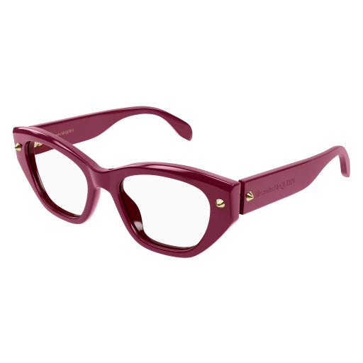 Alexander McQueen AM0410O Designer Eyeglasses for Men & Women - Stylish & Lightweight Frame for Everyday Wear & Fashion Accessories