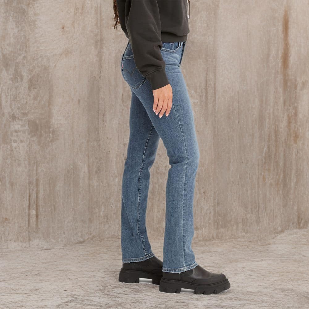 Levi's Women's 314 Shaping Straight Jeans - High Waist Slim Fit Denim Pants for Everyday Comfort & Style | Perfect for Work, Casual Outings & Date Nights