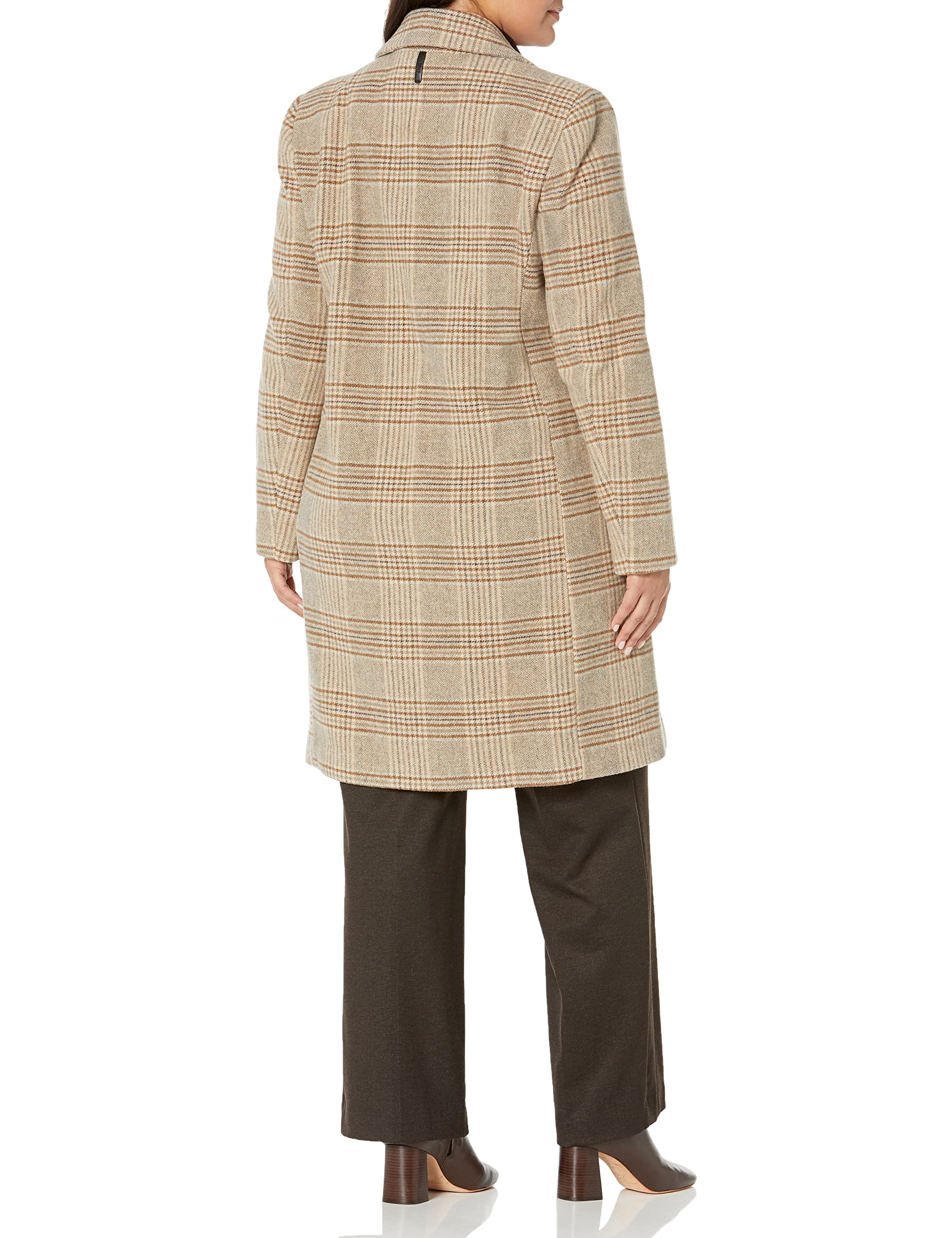DKNY Women's Wool Coat - Stylish Winter Outerwear for Women | Perfect for Office, Travel & Casual Wear