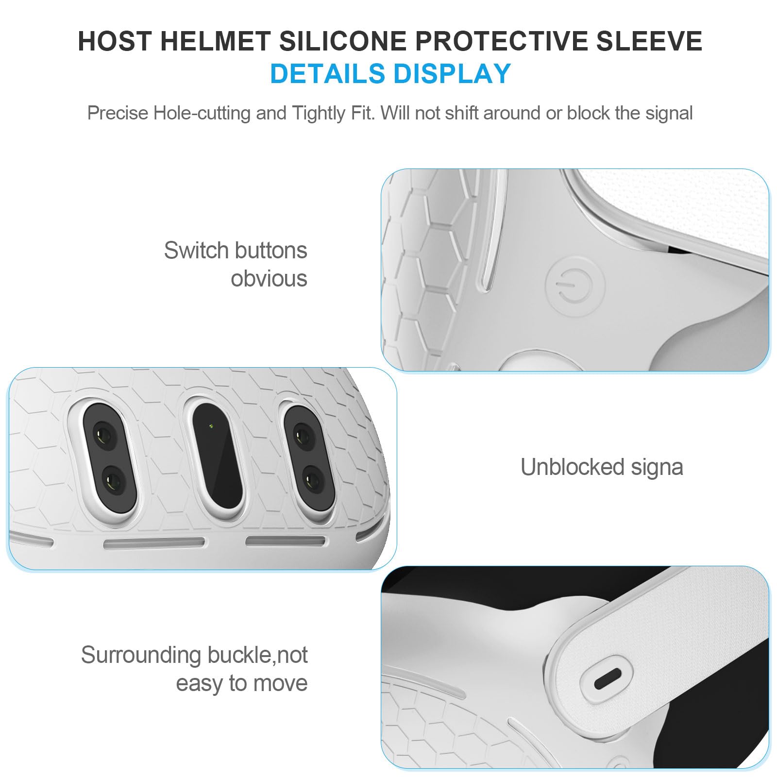 VR Shell Cover for Meta Quest 3 - Anti-Slip Silicone Headset Protector | Protective Case Accessories for Quest 3 (Gray) | Perfect for Gaming, VR Fitness & Home Entertainment
