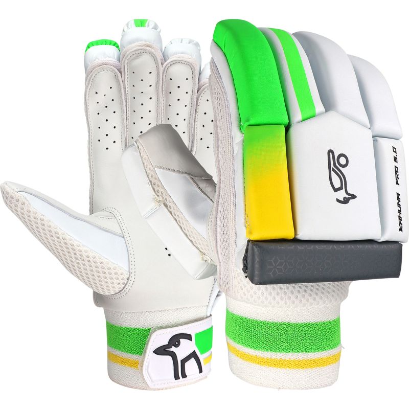 Kookaburra Kahuna Pro 5.0 Junior Cricket Batting Gloves - Youth Size for Practice & Matches - Perfect for Junior Cricket Players Training & Games