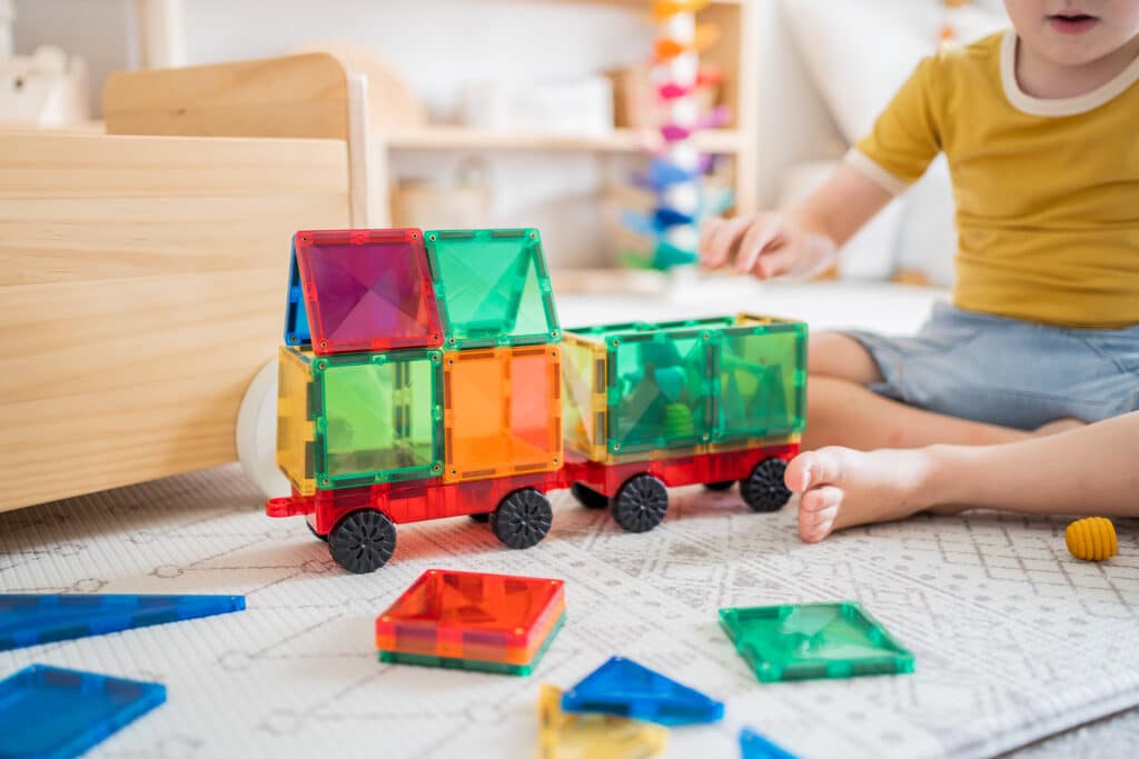 Connetix Magnetic Tiles Rainbow Motion 24 Piece Set - STEM Educational Building Toys for Kids, Perfect for Creative Play & Learning Activities