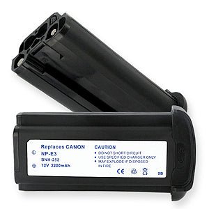 Original Canon NP-E3 NiMH 2200mAh Replacement Battery for Canon DSLR Cameras - Perfect for Travel, Photography & Professional Shoots