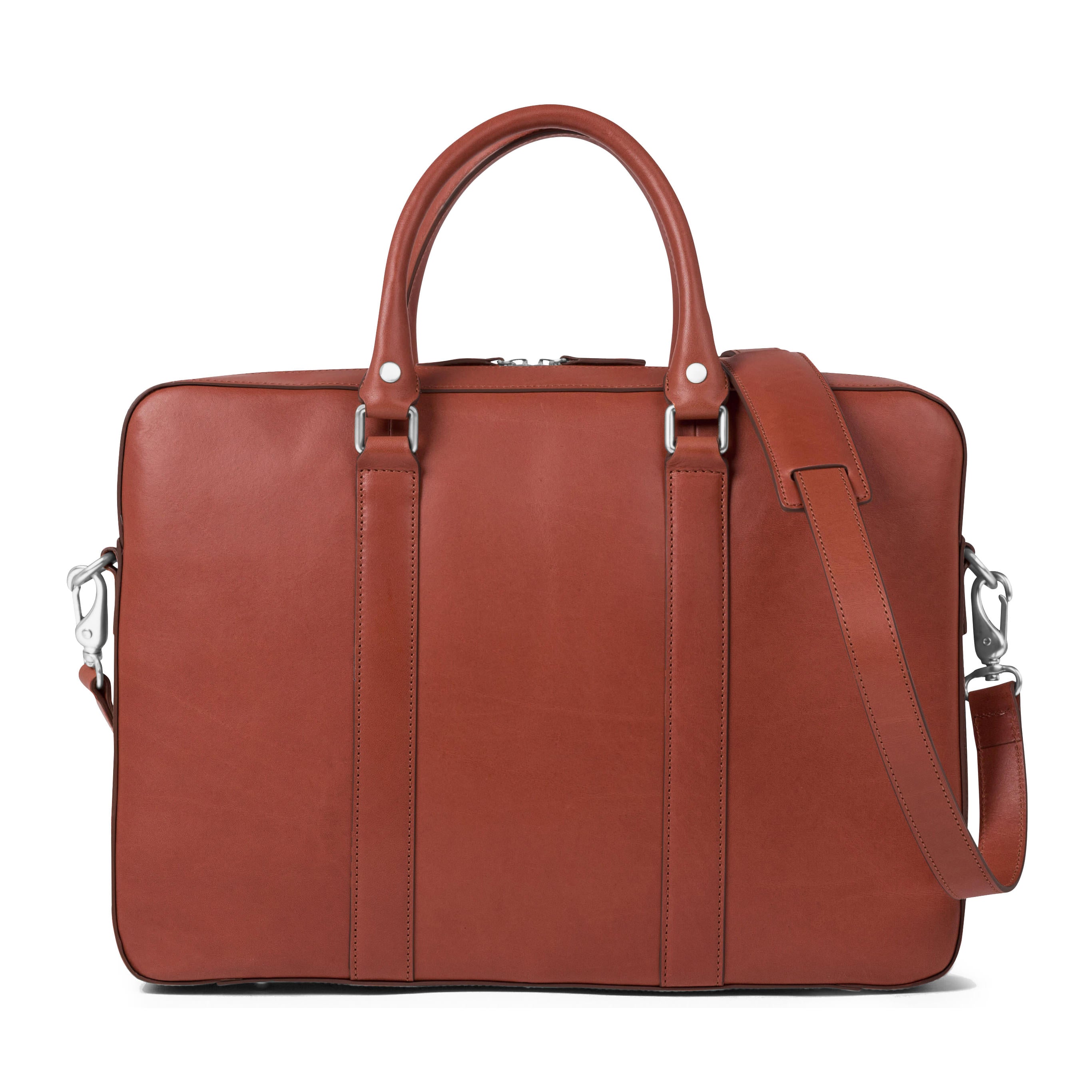 Premium Soft Leather Briefcase for Men & Women - Professional Laptop Bag for Business, Office & Travel - Stylish & Durable Work Bag for Commuters & Executives