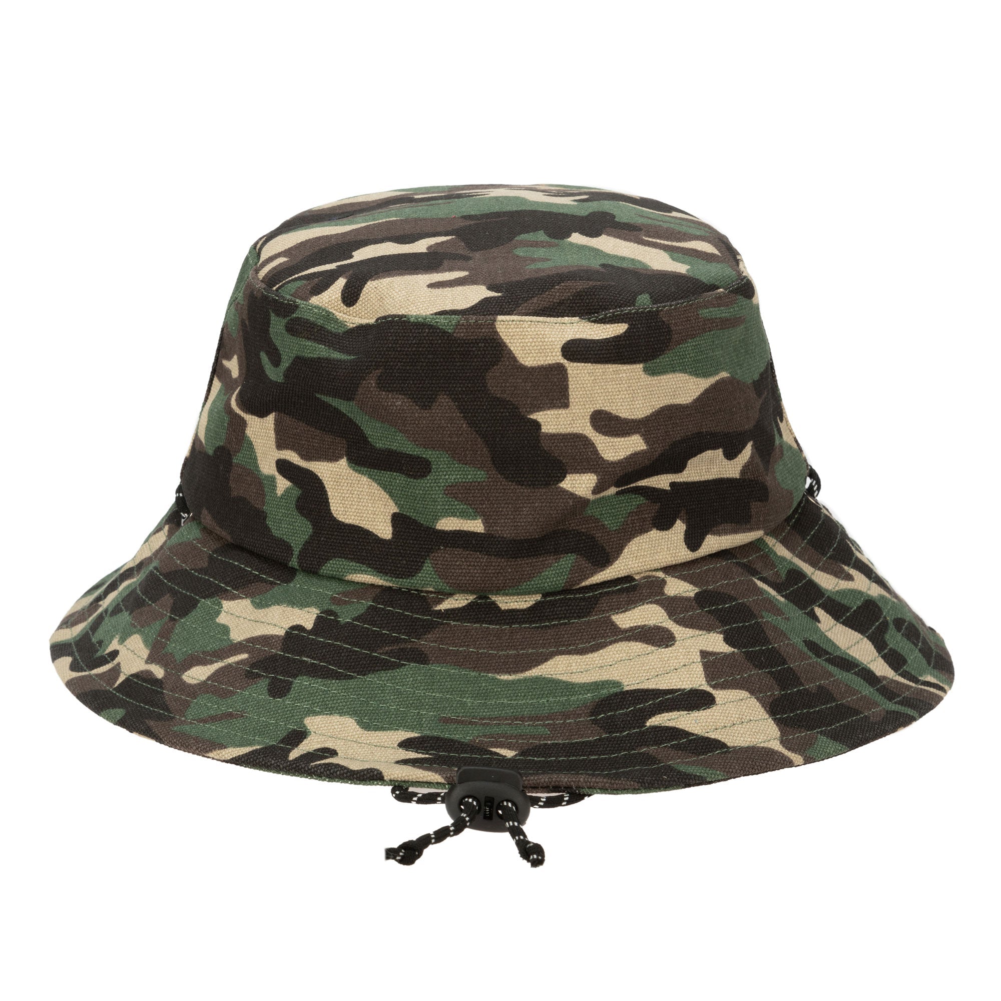 Camo Print Bucket Hat - Lightweight & Breathable Cut and Sew Sublimated Design for Outdoor Activities, Fishing, Hiking, and Beach Trips