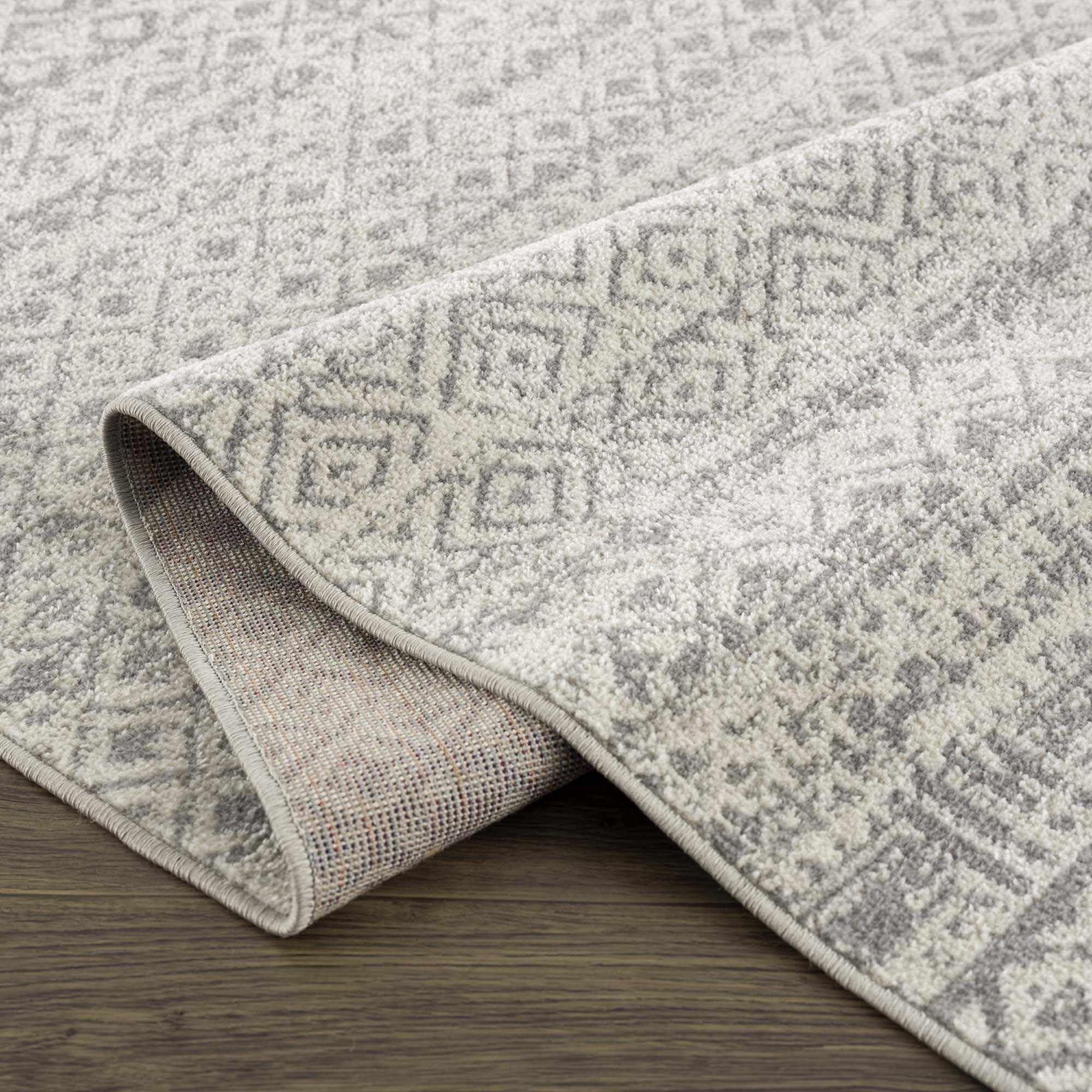 Hauteloom Gravelbourg Washable Area Rug - Gray 5'3