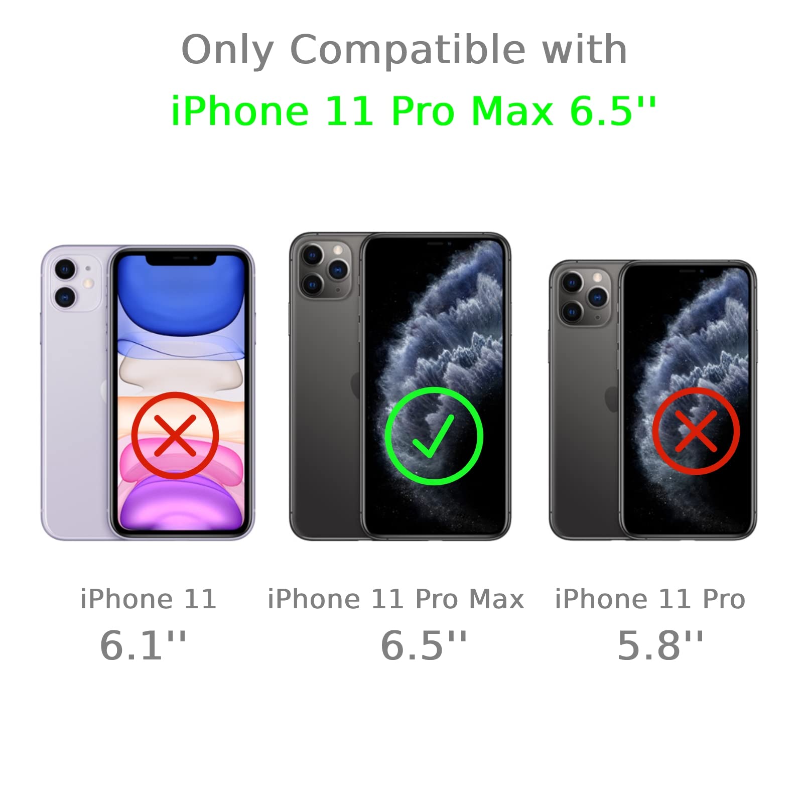 Cool Tiger Case for iPhone 11 Pro Max - Wild Tiger Swimming Design Soft TPU Bumper Cover for Teens, Men & Women | Trendy Protective Phone Case for Daily Use, Travel & Outdoor Activities