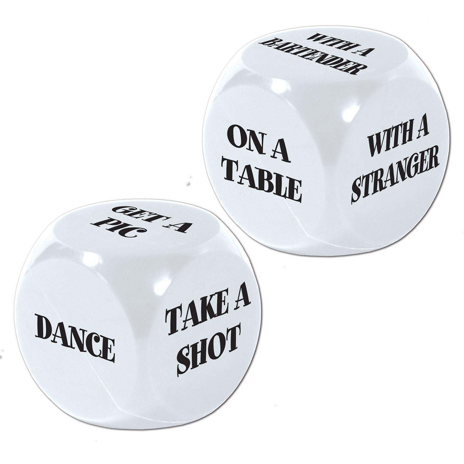 12 Pack Beistle 21st Birthday Party Decision Dice Game - Fun Drinking Games for Adults, College Parties & Celebrations - Perfect for Bar Nights, Bachelorette Parties & 21st Birthday Bash