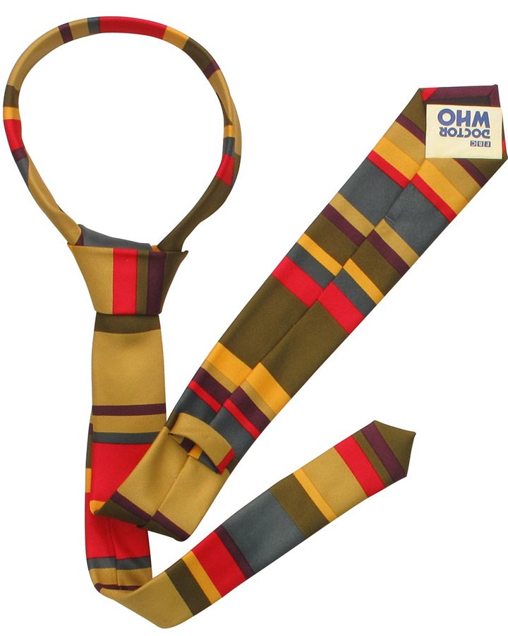 Original Title: 4th Doctor Who Tie   Optimized Title: 4th Doctor Who Scarf - Classic Tom Baker Style Knitted Wool Scarf for Cosplay & Winter Fashion - Perfect for Halloween, Doctor Who Fans, and Cold Weather Wear