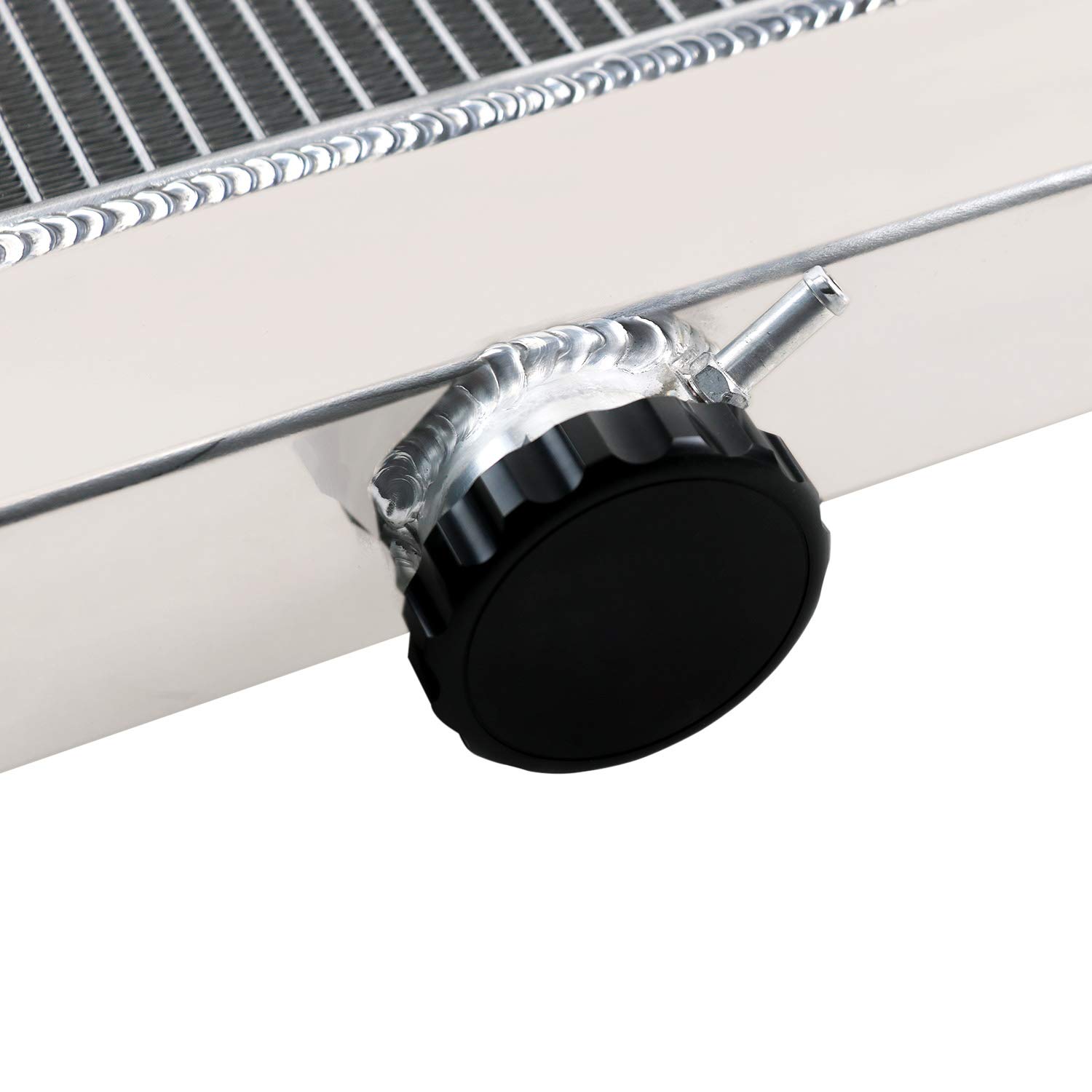 High-Performance Aluminum Radiator for 1970-1979 Dodge B100 B300 Challenger Charger Coronet D100-D300 Ramcharger W100-W300 & Plymouth Barracuda PB200 Satellite - Perfect for Engine Cooling & Off-Road Adventures