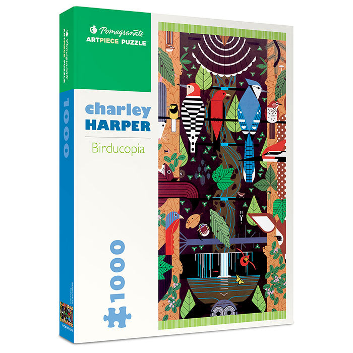 Charley Harper Birducopia 1000-Piece Jigsaw Puzzle - Colorful Bird Art Puzzle for Adults & Teens - Perfect for Family Game Night, Relaxation & Home Decor