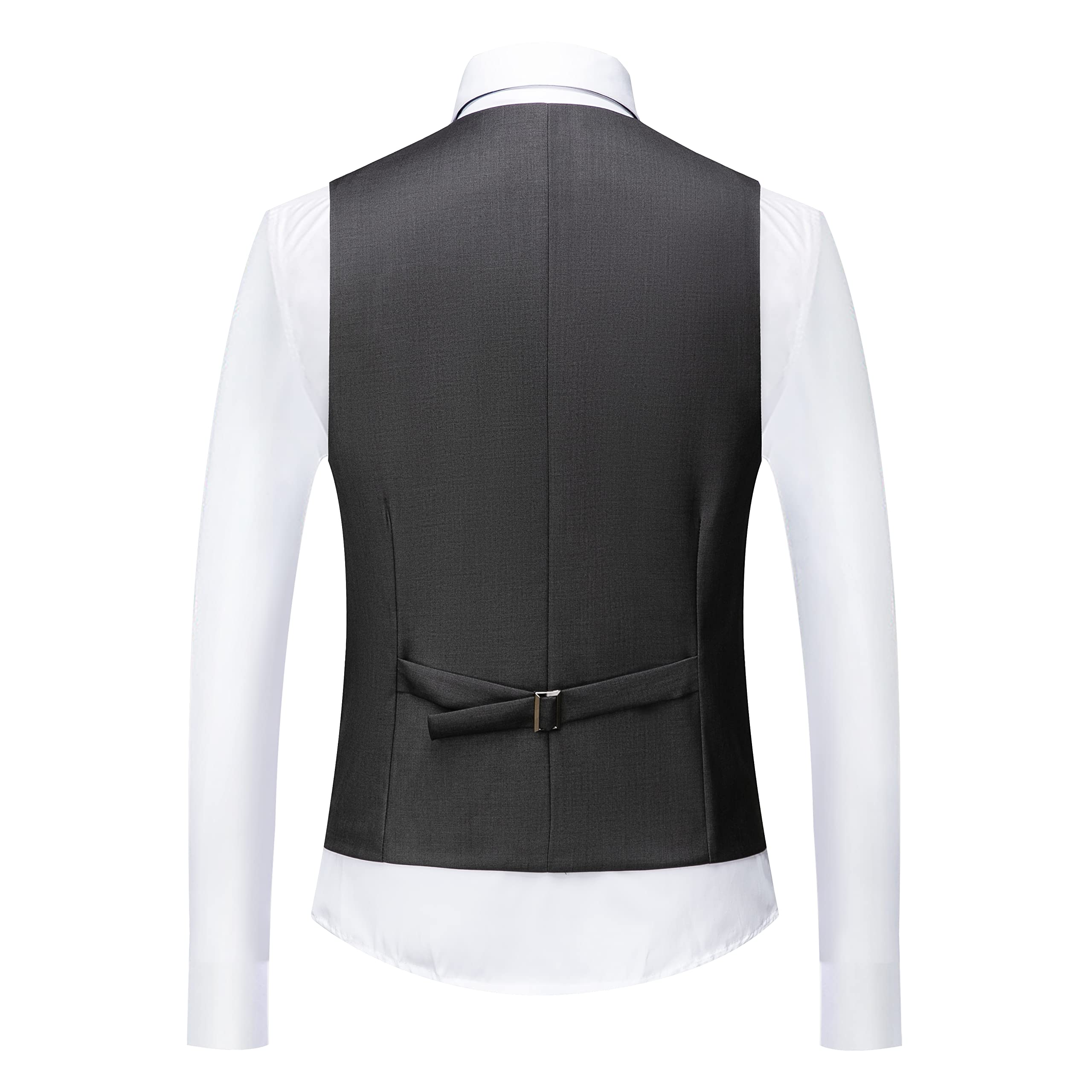 Men's Casual Suit Vest - 28 Plain Colors for Prom, Wedding & Business - Slim Fit Waistcoat for Formal & Office Wear