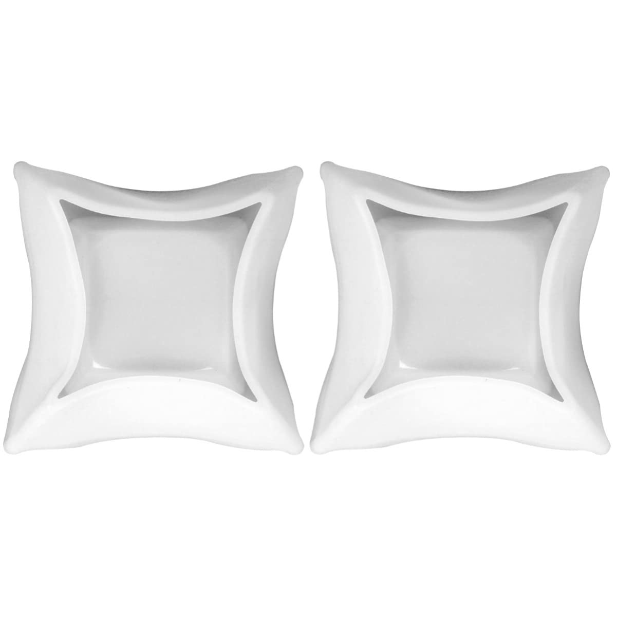 COHEALI 2-Piece Silicone Flower Pot Molds for Resin & Concrete - DIY Square Plant Pots for Home Decor, Garden, and Craft Projects