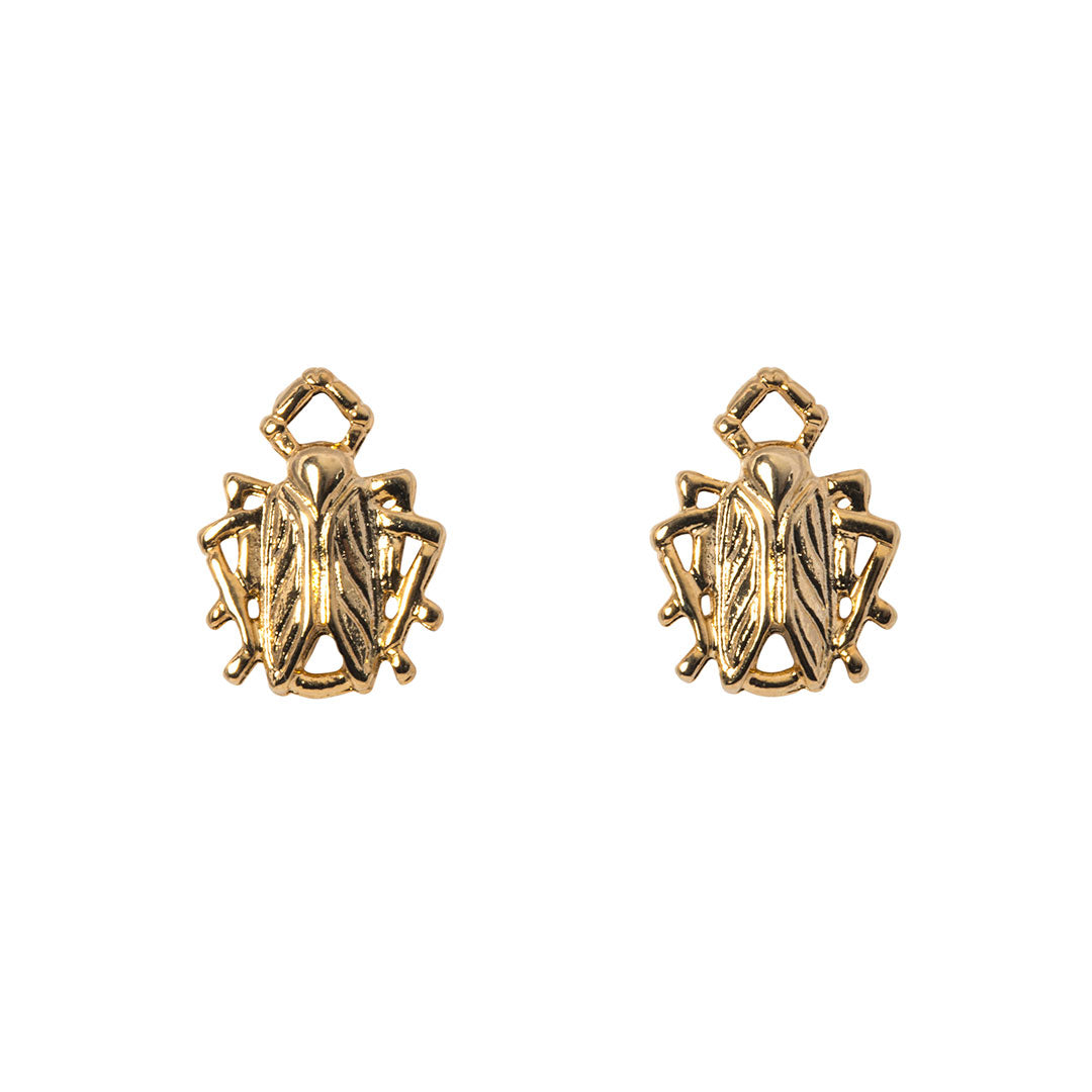 Goldbug Collection Tiny Bug Stud Earrings - Cute Insect Jewelry for Women | Perfect for Everyday Wear, Gifts & Special Occasions