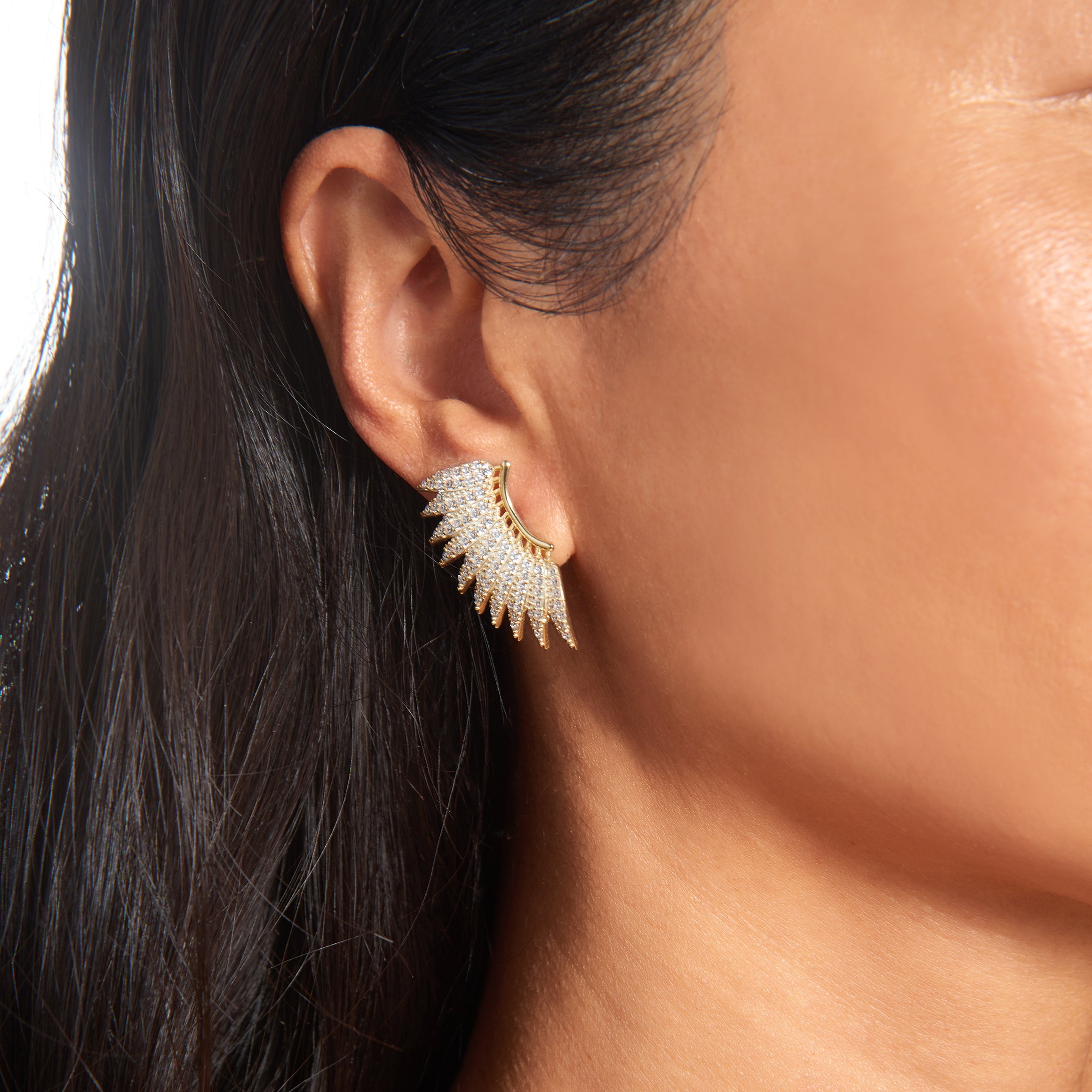 Kelsey Earrings for Women - Elegant Gold Hoop Earrings for Everyday Wear | Perfect for Office, Party & Casual Outfits