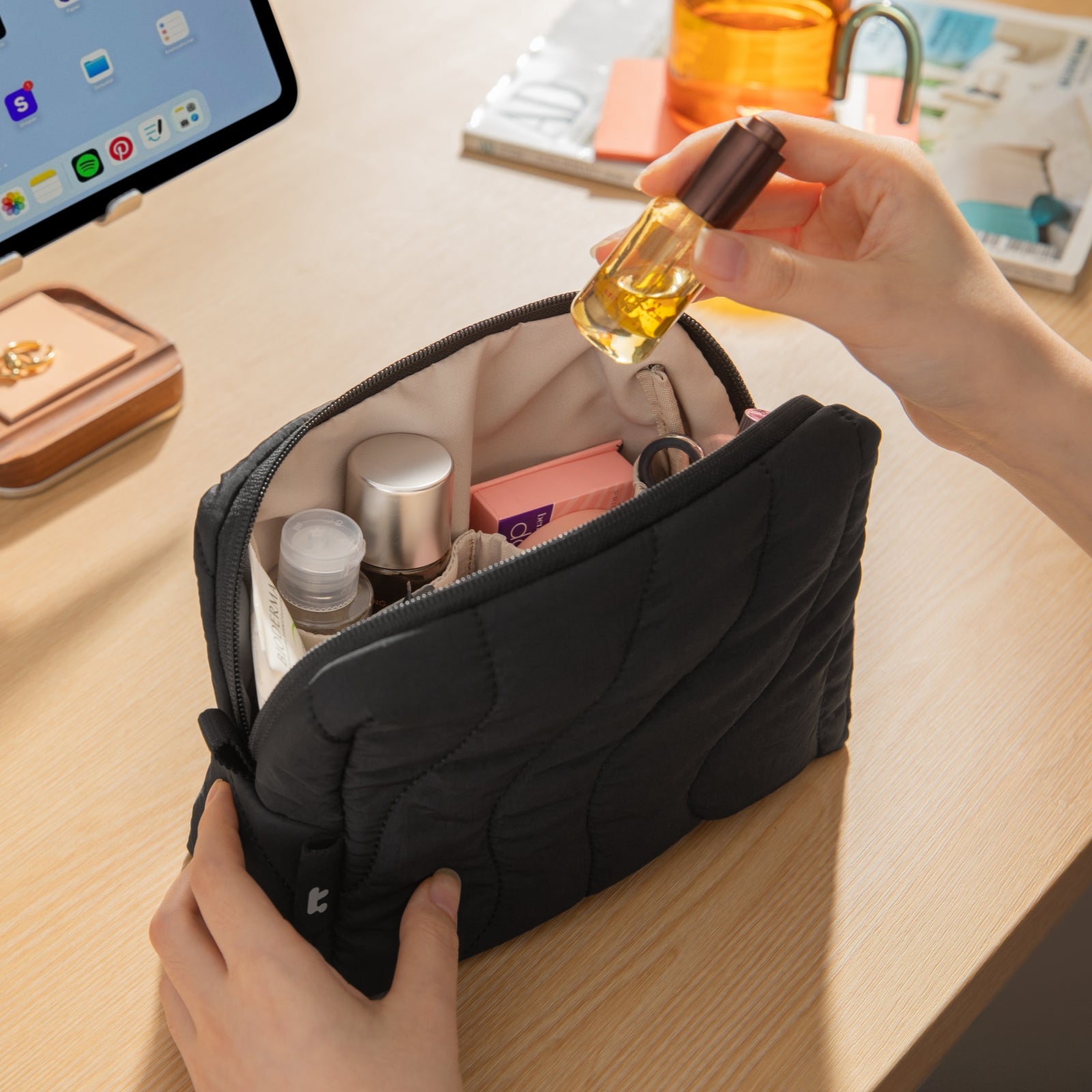 Terra A27 Portable Pouch - Lightweight & Durable Travel Organizer for Toiletries, Cosmetics & Essentials | Perfect for Camping, Gym & Everyday Carry